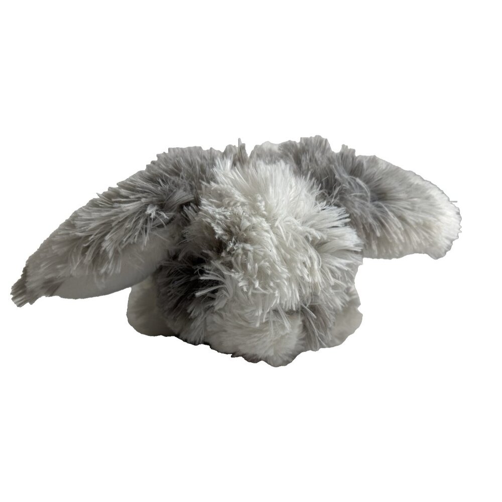 Dan Dee Stuffed Bunny Rabbit Gray White Long Fur Long Ears 15"